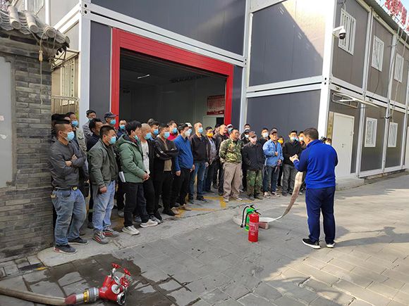 工人专业消防培训